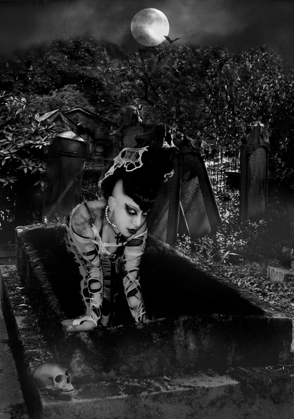 degenerate-lowlife:  Lay with me..    by Oscura 