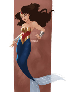 stephlewart:  Wonder Woman Mermay