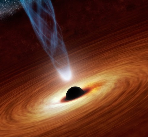 Black Holes: Monsters in SpaceThis artist&rsquo;s concept illustrates a supermassive black hole with