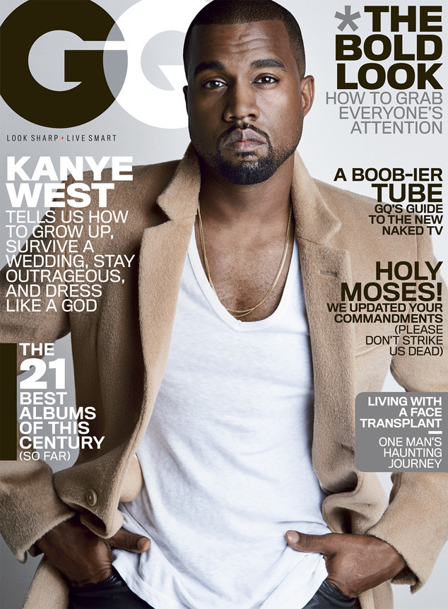 Kanye West | GQ, August 2014 | Photos by Patrick Demarchelier