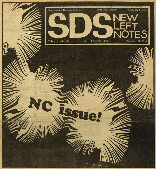 (SDS) New Left Notes, 1968