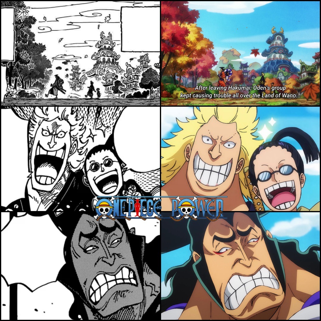 Episode 961 Vs Chapters 961 962