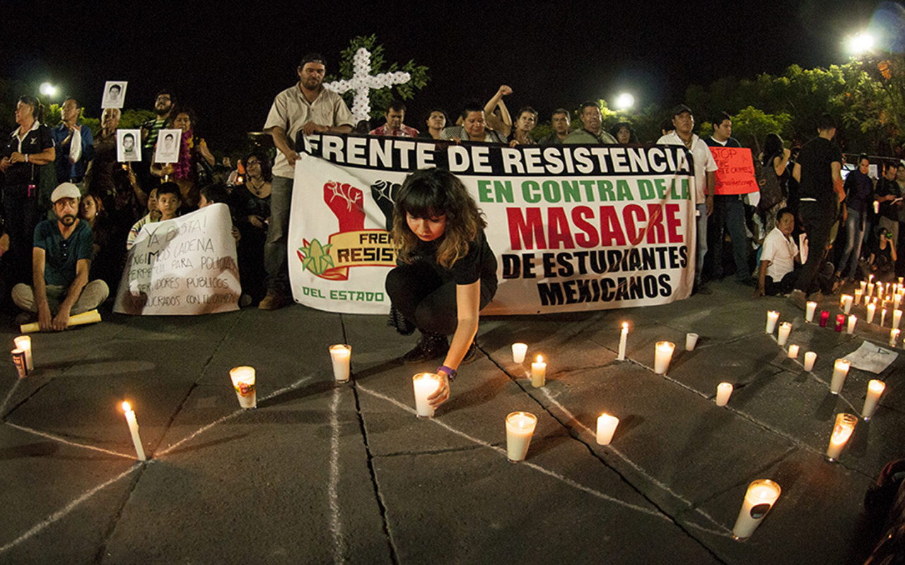 journolist:  #Missing43 The Mexico Missing Student Protests Thousands protest in