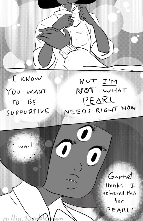 nillia:  GARNET has yet again failed to express her feelings to GARNET, who remains oblivious but very COOL.   GARNET did not reject GARNET at least.   What will GARNET do now?!Based on THIS work of brilliance by neo-rama.  I got carried away.  Shojo