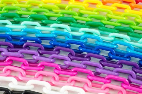 Rainbow Plastic Chains [ x ]