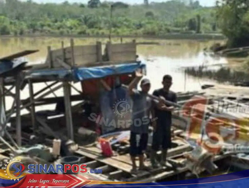 Kapolsek Tanah Sepenggal Lintas Bongkar 39 Unit PETI di Sungai Mancur, Pelaku Berjanji Tak Menambang Lagi