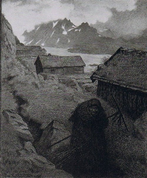  Theodor Kittelsen’s Illustrations for “Black Death” 