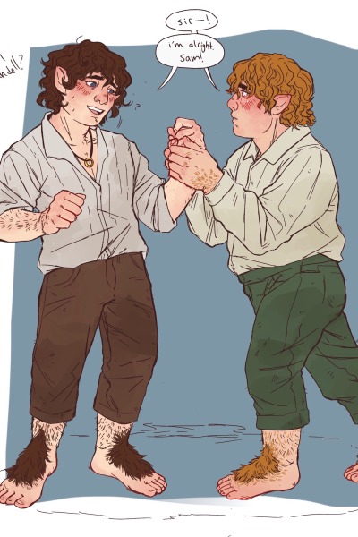 andromeddog:frodo and sam at rivendell&hellip;.. 