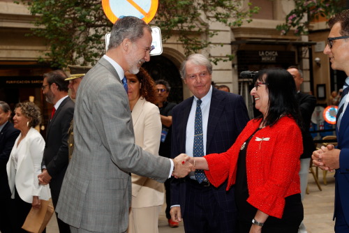 April 27, 2022: King Felipe and Queen Letizia attended the main event of “Tour del Talento&rdq