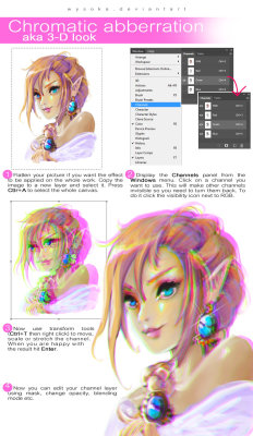 drawingden:  3D Effect - Chromatic Aberration