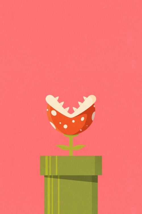 danielmackeyy: Did something a little different today | Piranha Plant from Mario Bros
