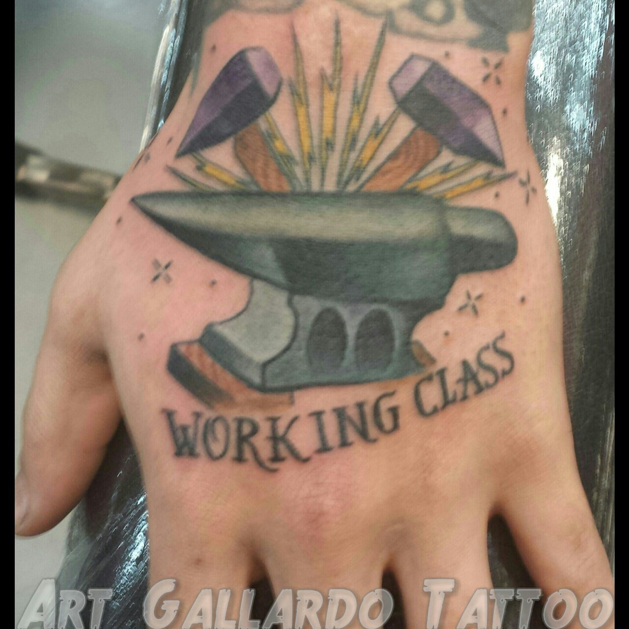 Find Your Inner Blacksmith With These Anvil Tattoos  Cool arm tattoos  Tattoos Diy tattoo