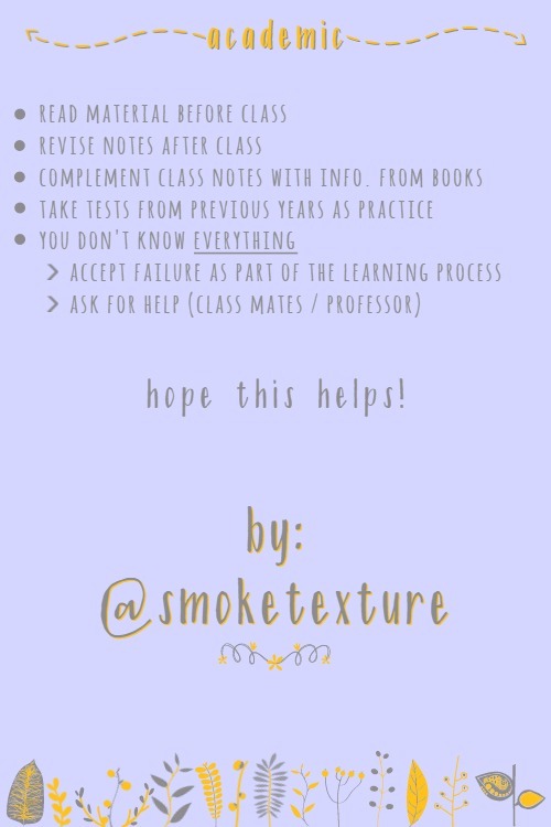 smoketexture: hello everyone! i tried to keep the advice as original as possible (sometimes failing terribly). hope you can get something out of it! 🌱  