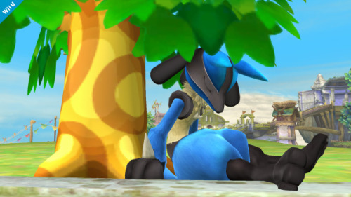 supersmashbrospics: Lucario Fights with the Power of Aura!