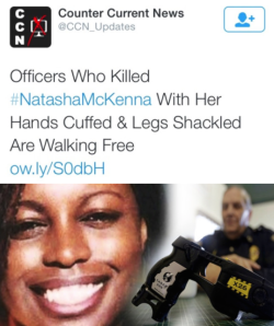 theeurbanrover:  rudegyalchina:  krxs10:  No Criminal Charges For Deputies Who Killed Natasha McKenna in Jail + Video Released Of Her Being Tortured To Death Naked Fairfax County’s head prosecutor announced Tuesday that he will not pursue charges in