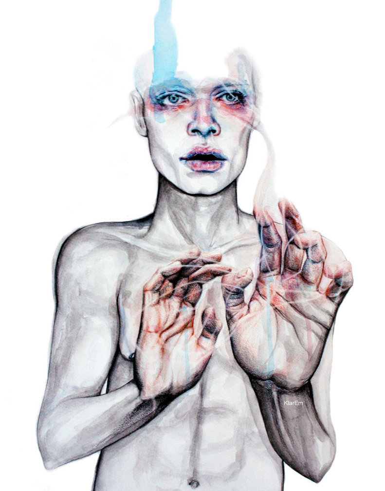 crossconnectmag:  Watercolors by Chiara Aime    Chiara Aime was born in 1991 in