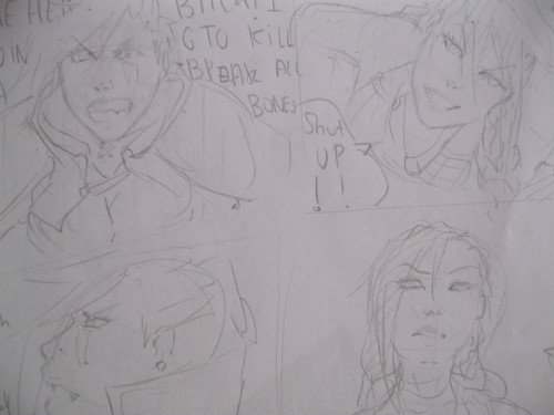 GET JINXED BITCH XDD Well, the drawing that looks like a comic, it’s a 1 page comic XDDD I hope I could finish it T_T I drew this more or less two weeks ago ù_ú