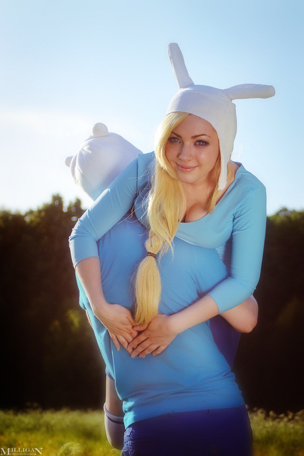 Adventure Time!Karina as FionnaAlex as Finn photo by me