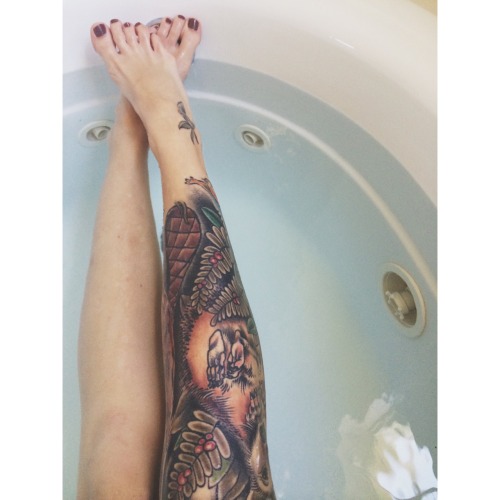 bellusterra:  Everything is better when baths happen.