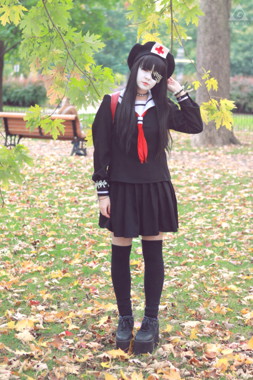 popkakumei:  samsophotography:  Shironuri 1st Meet Up 2013 Montreal Canada Photo Credits: Sam So Photography  https://www.facebook.com/samsophotography  Pop Kakumei at Montreal’s White Face meet up~ 