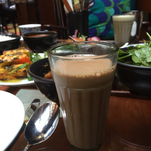 A beautifully balanced House Chai at Dishoom Kingly Street in London. Uses the natural sweetness of 