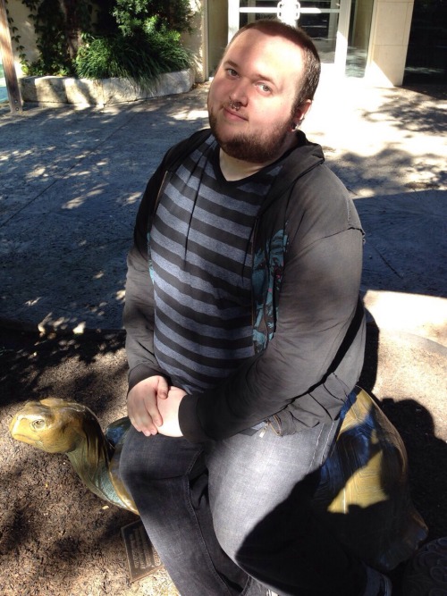 filthwitch:  I heard the voice of god in my head so I sat on a bronze turtle I’m not a model 