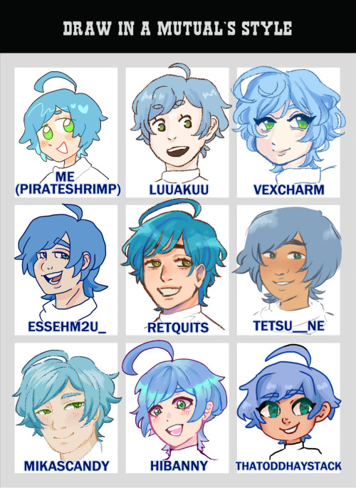 OK I FINALLY FINISHED THE MUTUALS STYLE MEME!!! I decided to draw Kanata for all of this bc umm ummm