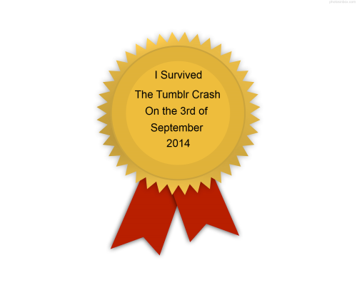 itsagifnotagif:A badge for your blog, for all you survivors out therean ancient relic