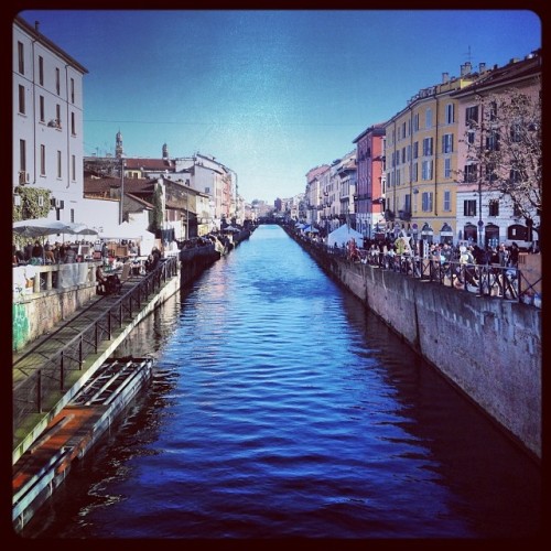 Milano, con il sole…