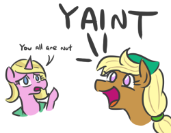 tjpones:  jargwellprescott:Tater is very country and there is no changing her 