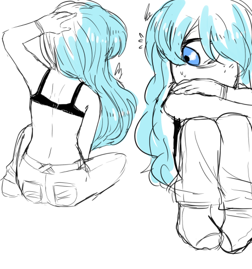 sapphire-enthusiast:  Stretching doodles