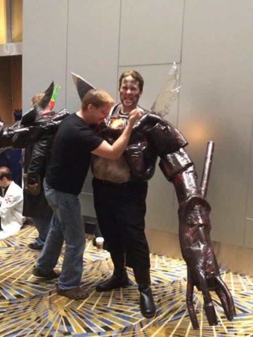 Final form wesker at youmacon with DC Douglas
