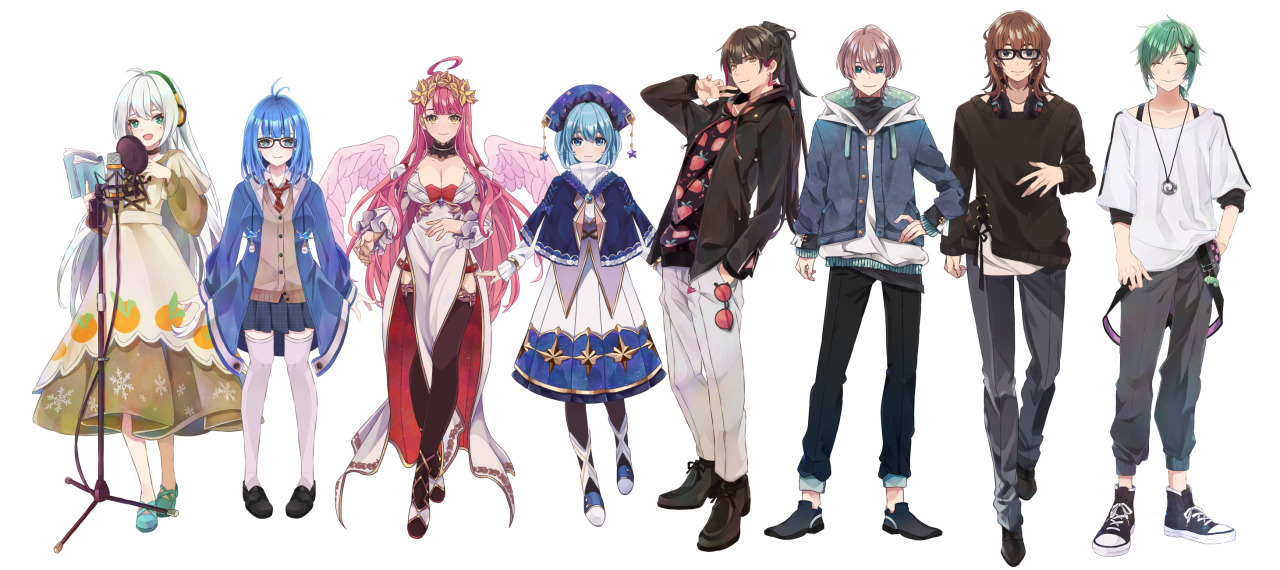 はちみつモンテ キャラクターデザイン イラストを担当させて頂いたvtuberの皆様パート1 はちみつモンテ キャラクターデザイン イラストを担当させて頂いたvtuberの皆様パート1