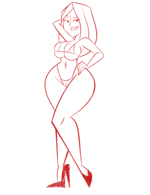 grimphantom2: ck-blogs-stuff:  WIP ______________________________ Total thicc cutie right here X3  I blame @grimphantom2 for this XD  Well, she’s hot…what did you expect?  ;9