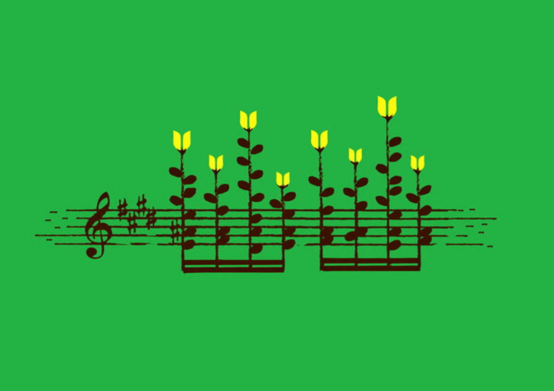 art-et-musique:  Budi Satria Kwan - Music notes garden 