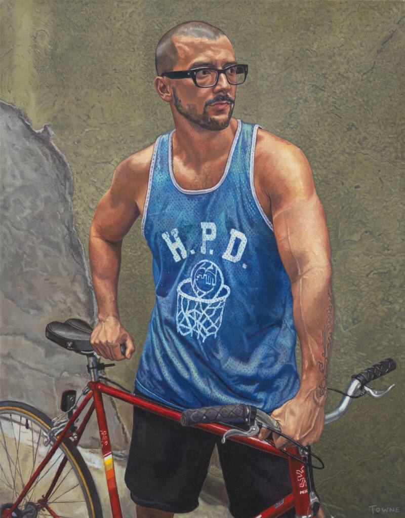George Towne:  Isauro With Bike