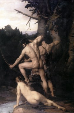 laclefdescoeurs:  Hunters in wait, 1879, Emmanuel Benner