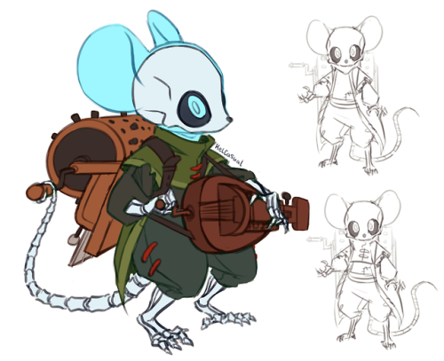 kelcasual:what do you get when you make a Mousefolk with the Revenant subrace, and make them a Bard?