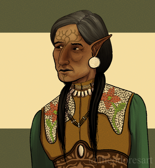 merry-harlowe: Colored that sketch from yesterday! Ira as an old man :)