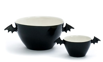 Sex spookyloop:  Ceramic bat mugs and bowls by pictures