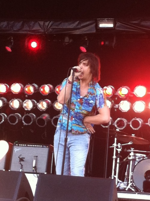 thevelvetundergroundandnico:The Strokes at Governors Ball 2014.