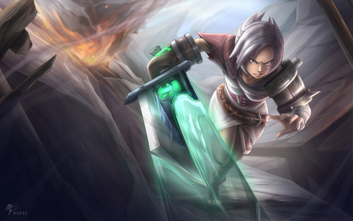 fanartfordays: Riven by ~VegaColors I like who they did the sword :D ~Kayla
