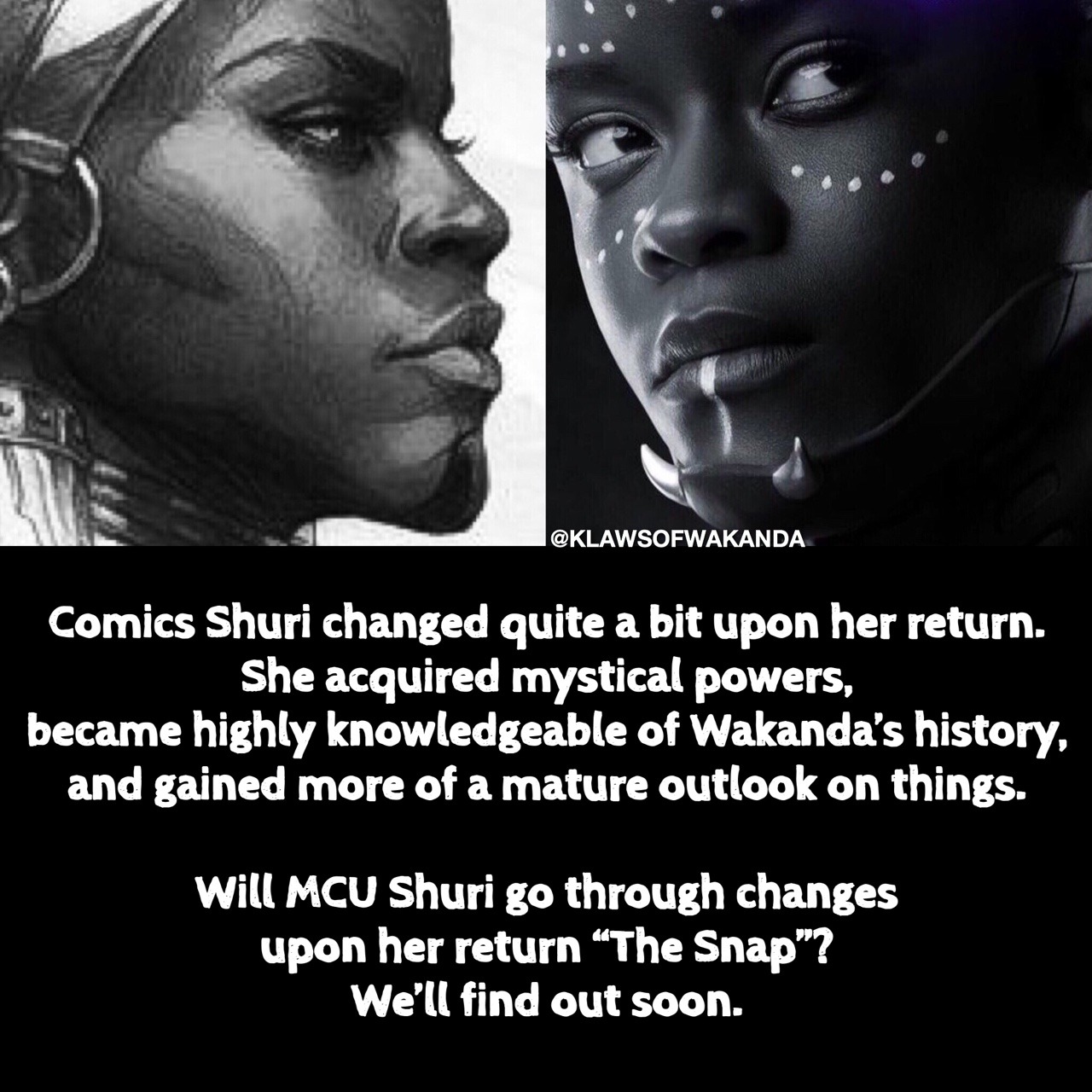 klawsofwakanda:  Shuri’s Death: Comics Vs MCU