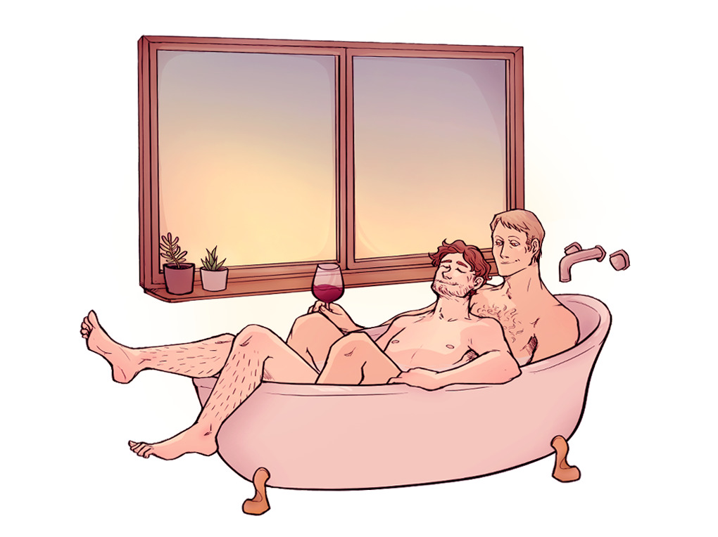 chetom:  Can’t help it, stop fighting.   // for @hannibalcreative​‘s event