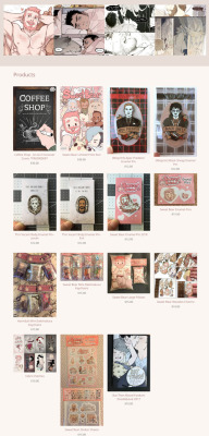 legitfangirl: reapersun:  Hey everyone! My shop will be open for one week! Most notably, I have a preorder available for my Coffee Shop Au book! It contains the full comic which I am posting weekly here, which is also currently available on Patreon, and