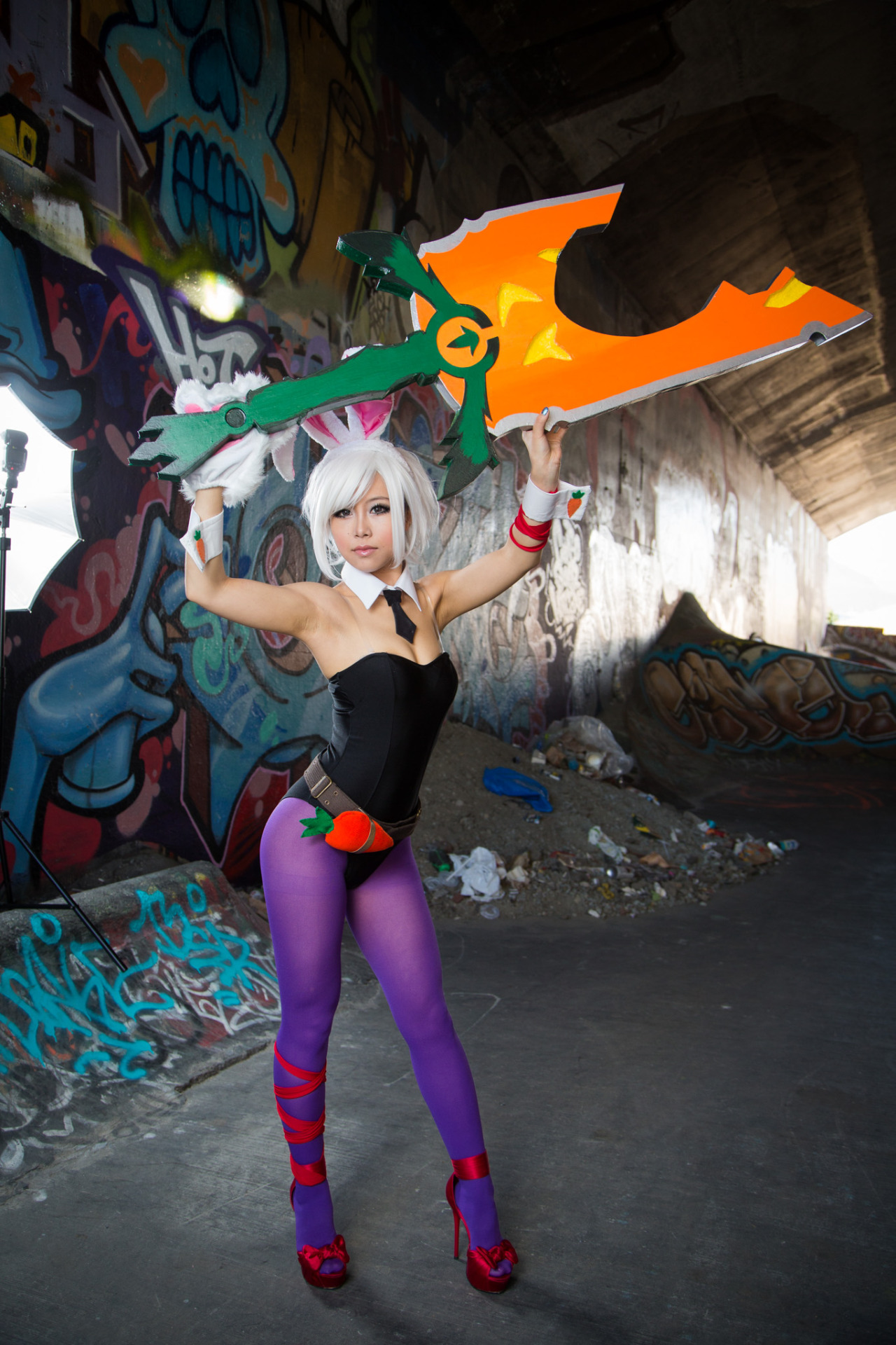 miyuki-cosplay:  Battle Bunny Riven cosplay by Miyuki Cosplay Photography by Wilson