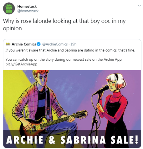 wakraya: In case you guys are unaware of the wonderful feud going on between Archie Comics and Homes