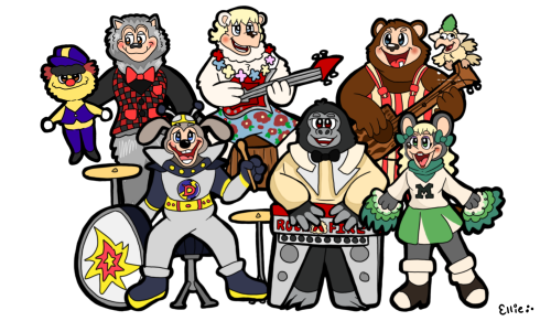 I Drew The Rock-afire Explosion Band! =D