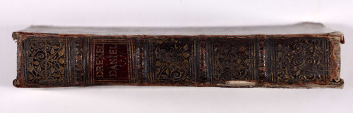 michaelmoonsbookshop:Daniel Prohetarvmprinted in Antwerp 1651 - contemporary leather binding with gi