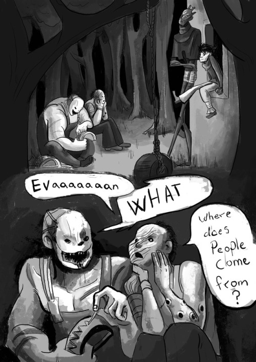 natteregn:A little comic from the best Dead by Daylight fic I have stumbled upon!It is called ODDFEL